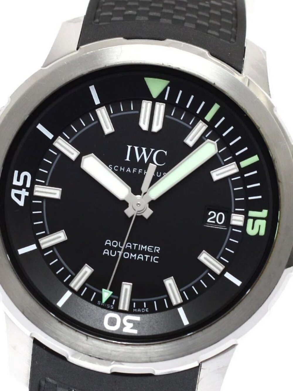 IWC Aqua timer IW329001 Date Black Dial Automatic Men's Watch